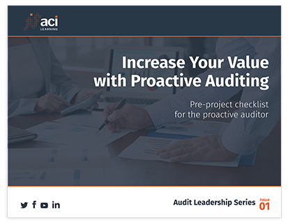 Increase Your Value with Proactive Auditing